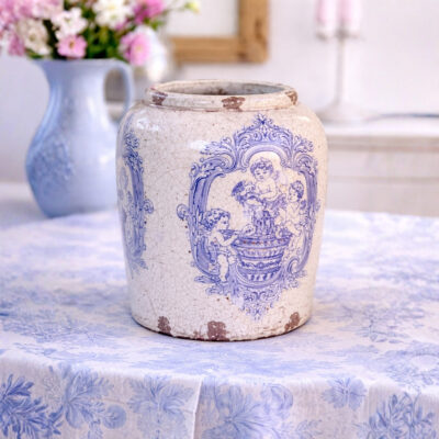 Groot Vintage Potplant 31X28CM